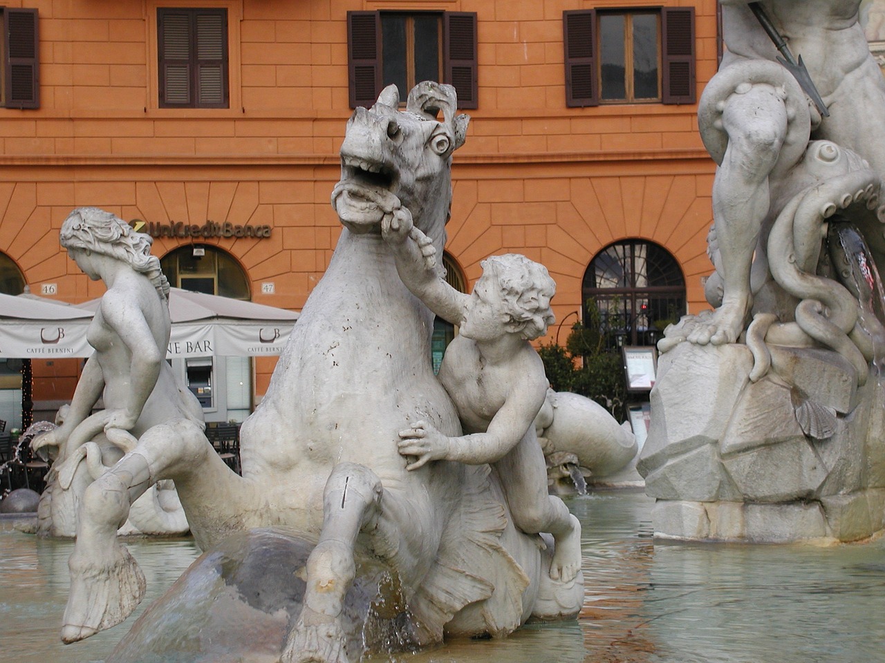 rome italy fountain free photo