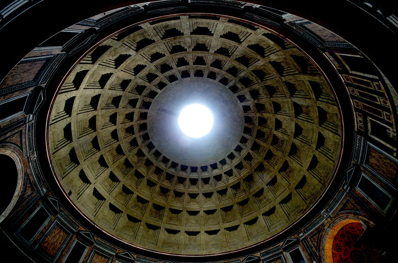 rome italy pantheon free photo
