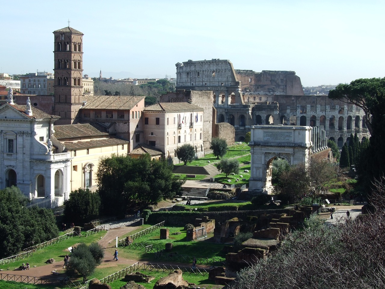 rome tourism triumphal gate free photo