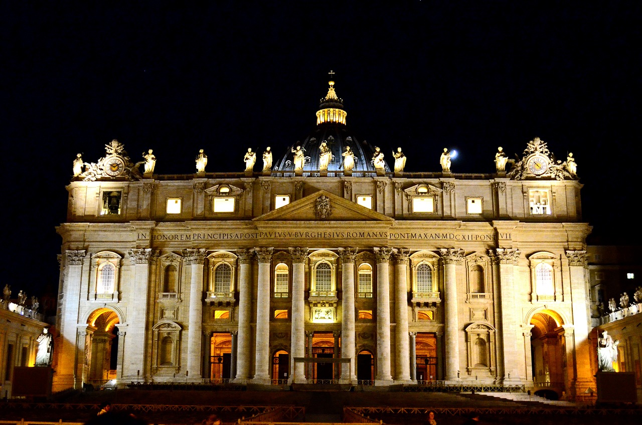 rome san pietro vatican free photo