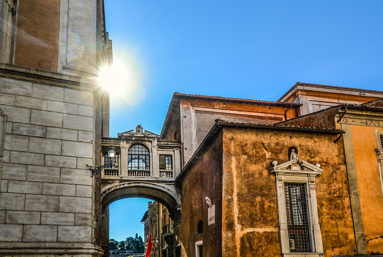 rome italy sun free photo