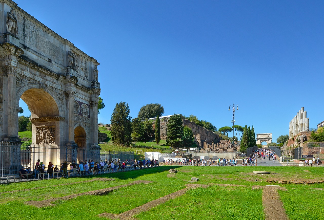 rome roman ruins free photo