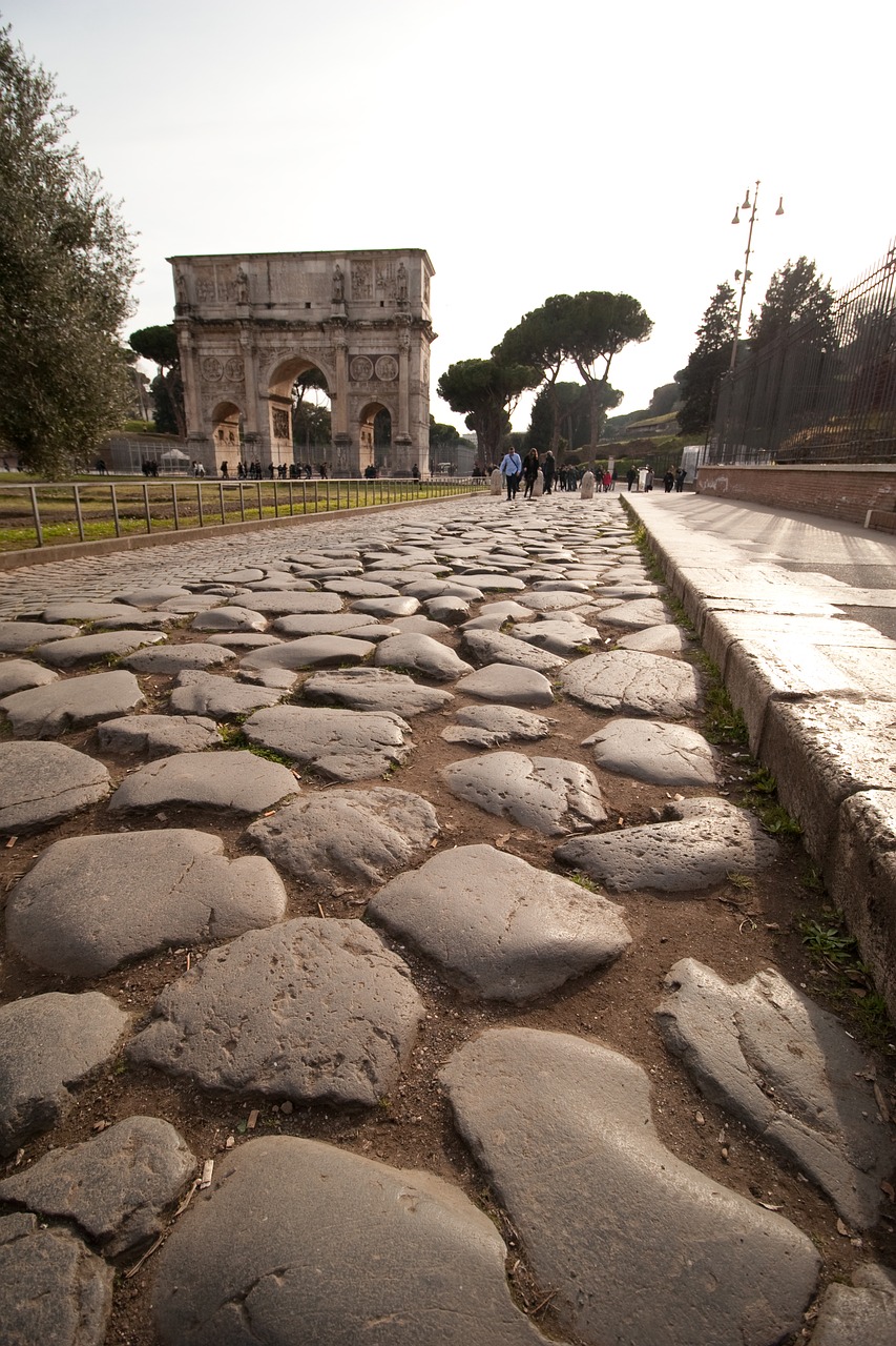 rome italy road free photo