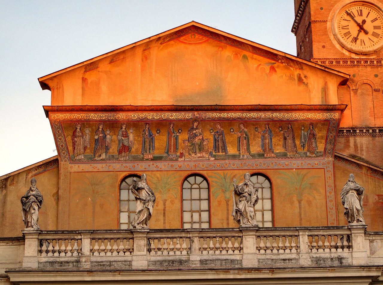 rome hdr church roof free photo