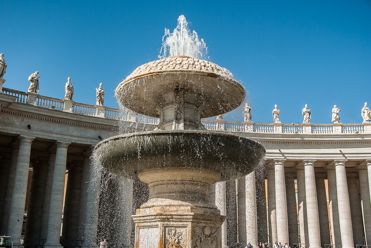 rome john dory up fountain free photo