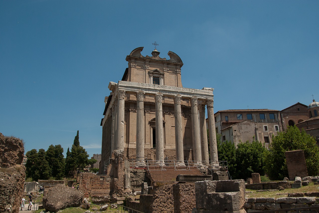 rome forum temple free photo