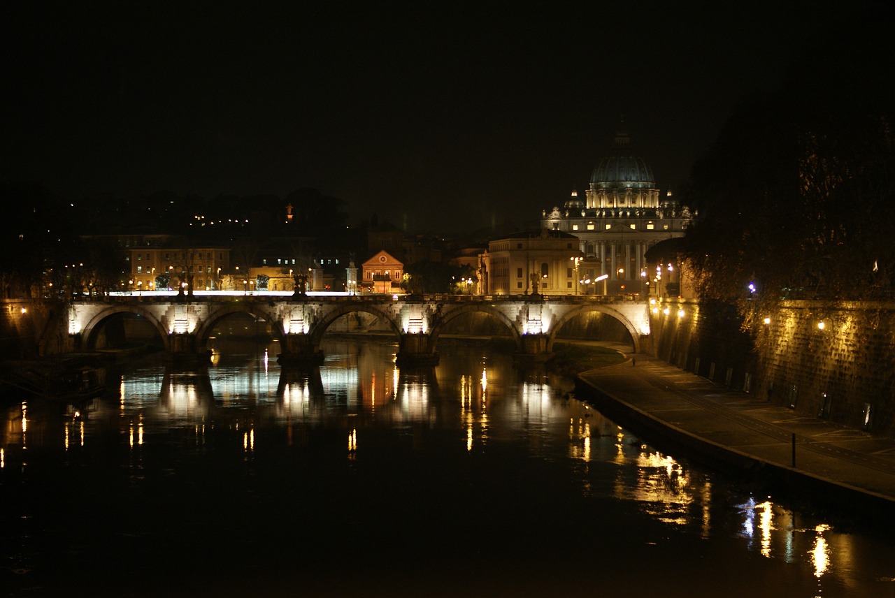rome the vatican night free photo