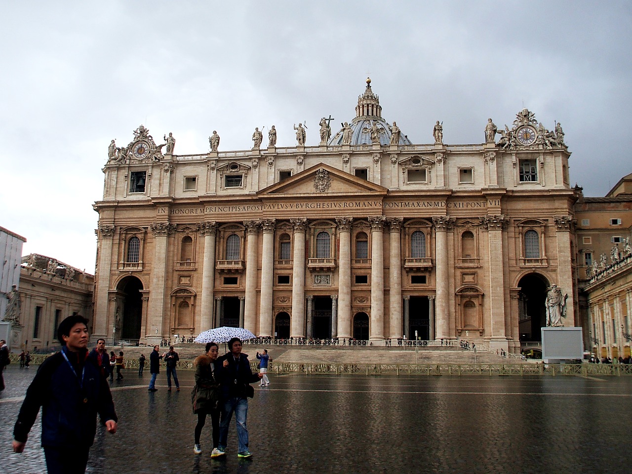 rome vatican st peter's square free photo