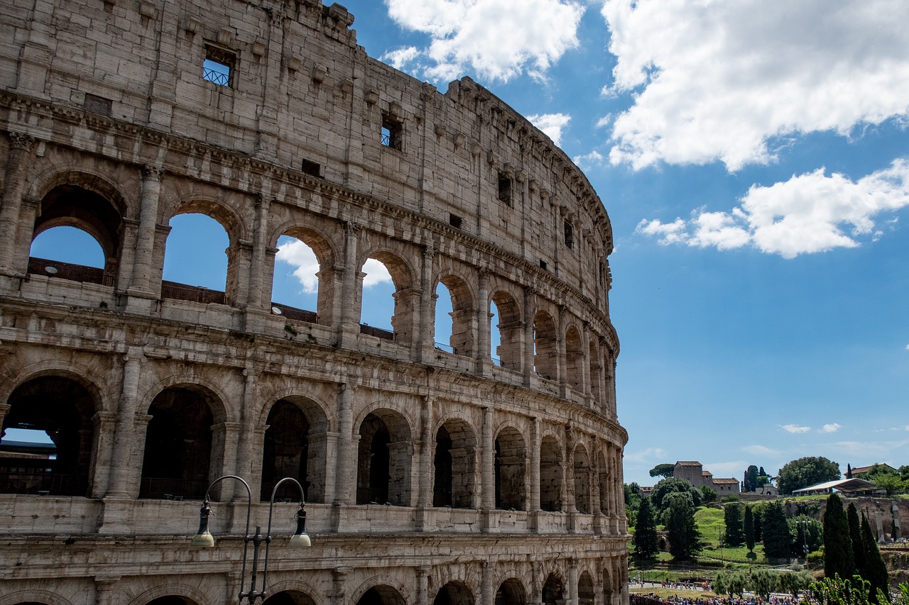 rome  colloseum  ancient free photo