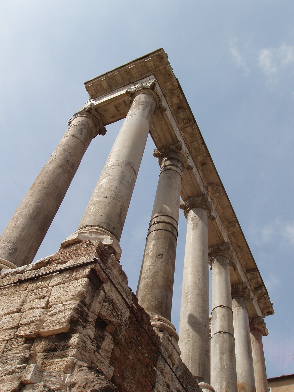 rome columns italy free photo