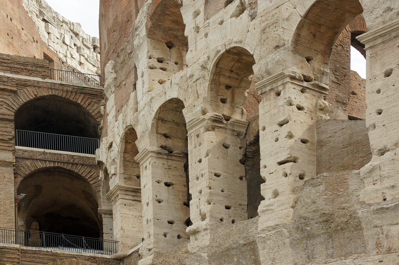 rome  italy  colloseum free photo