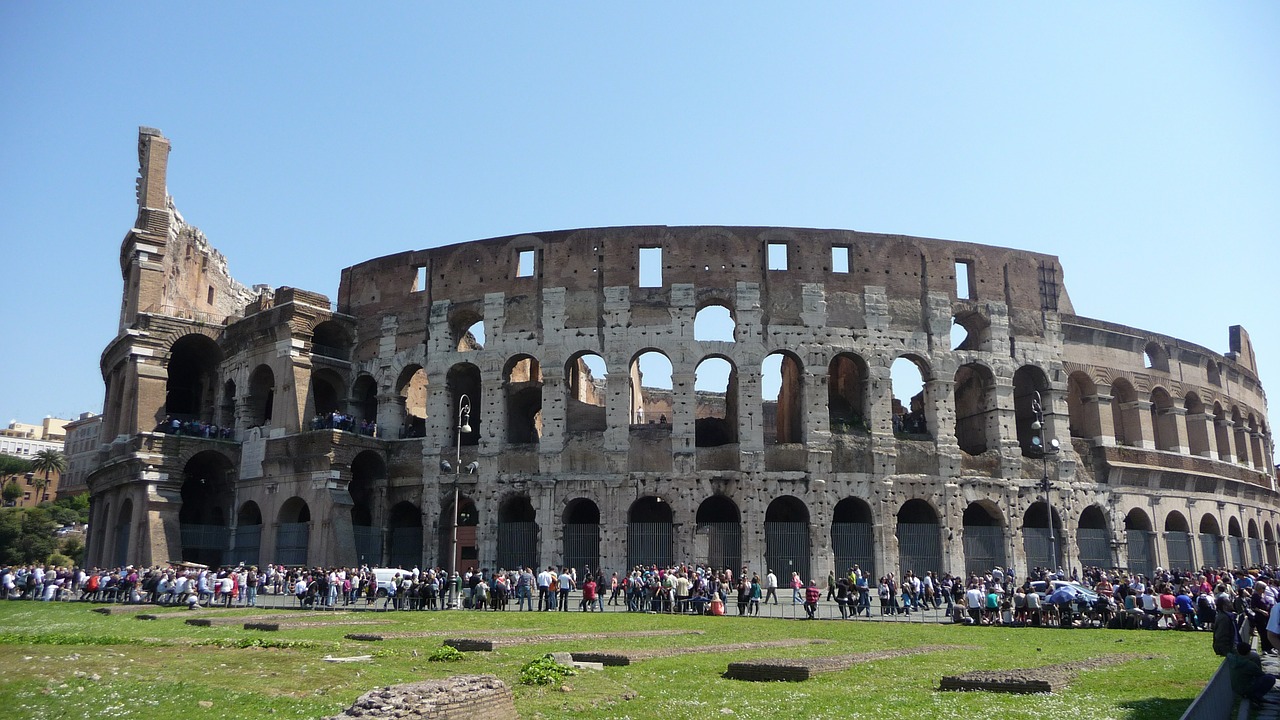 rome colosseum roman coliseum free photo