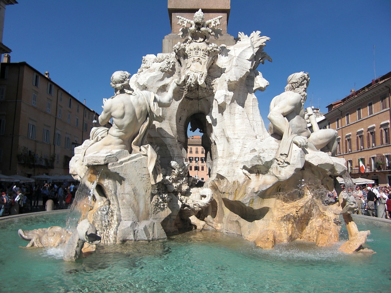 rome italy fountain free photo