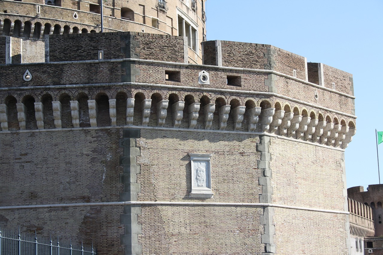 rome castle tower free photo