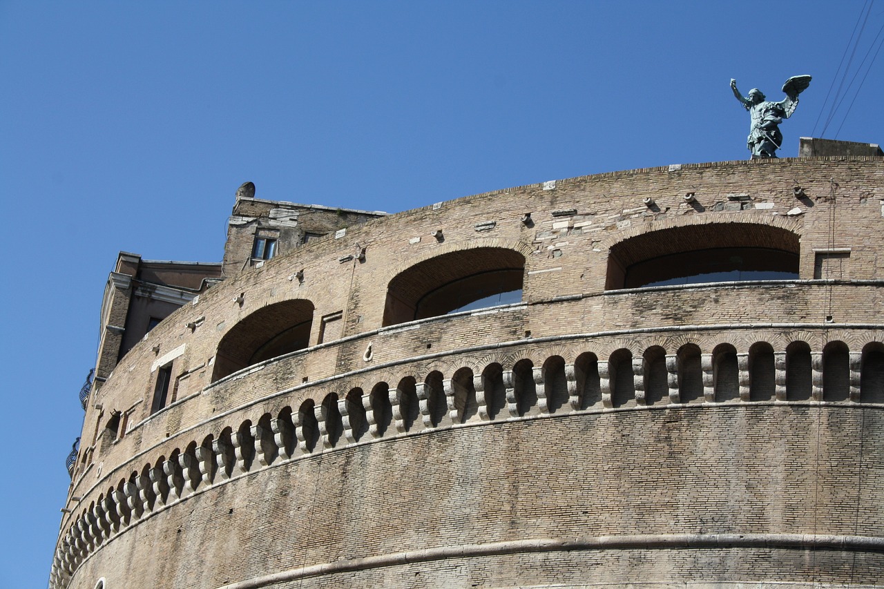 rome castle tower free photo
