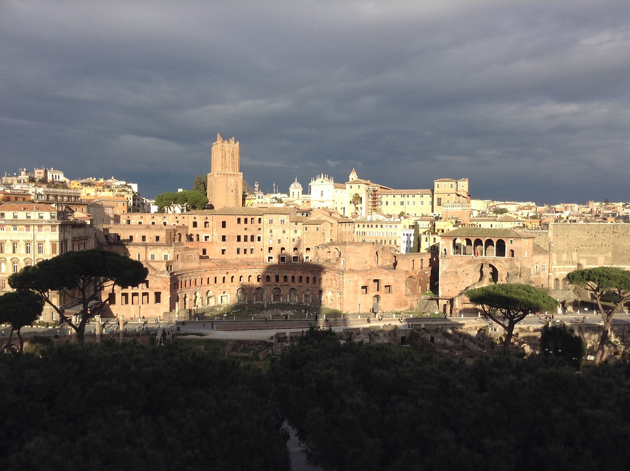 rome storm antique free photo