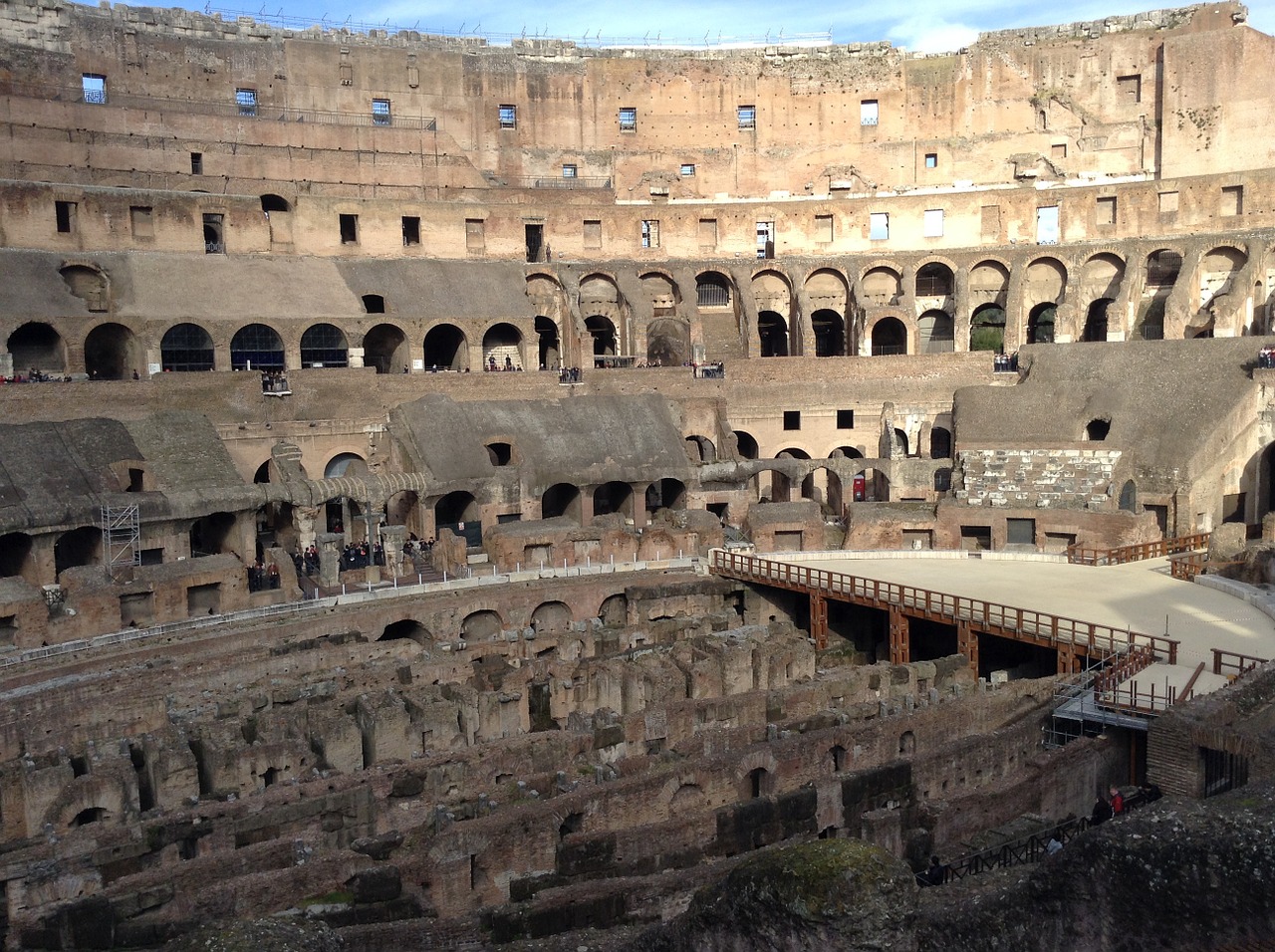rome coliseum arena free photo