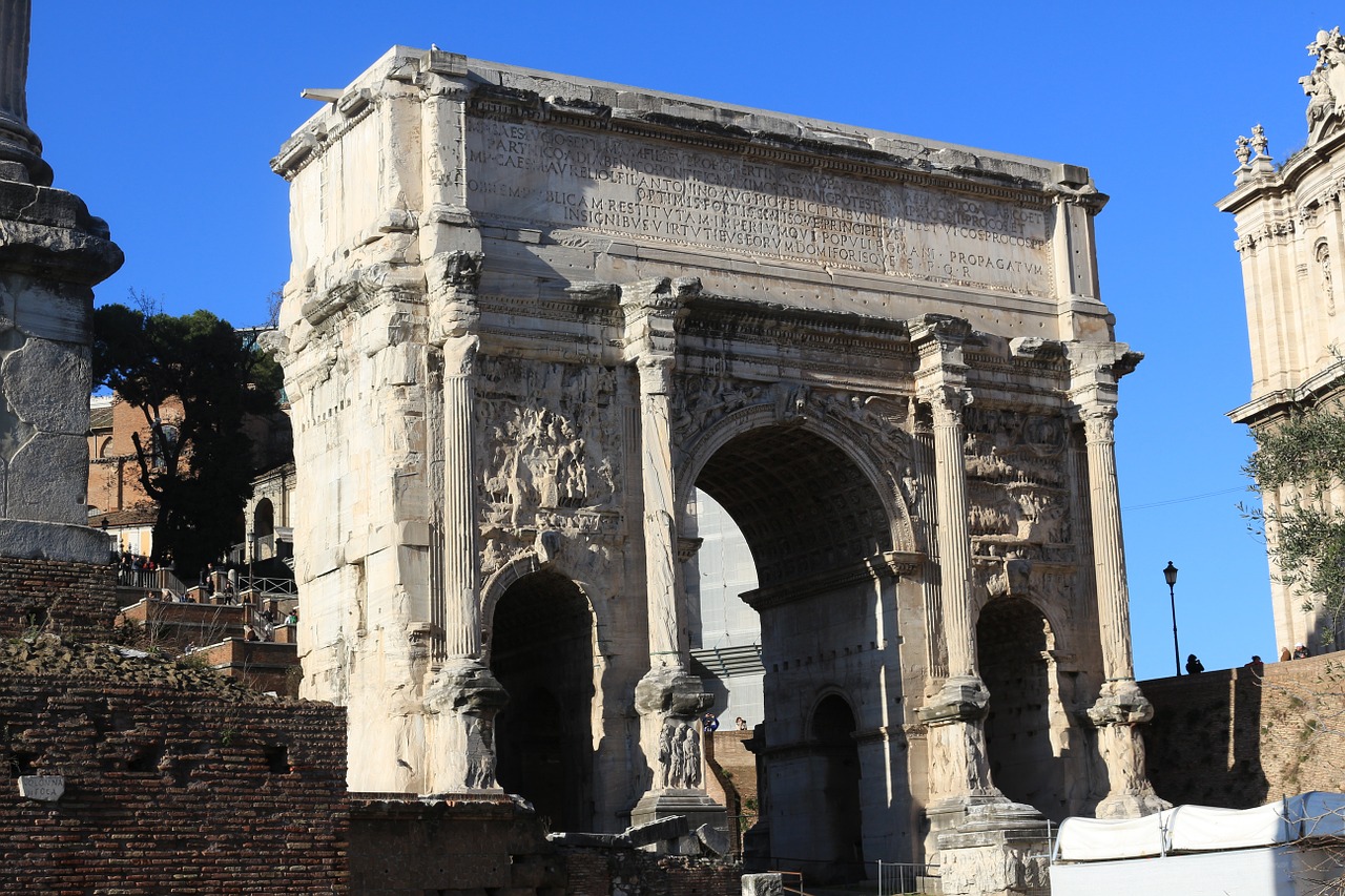 rome ruins antique free photo