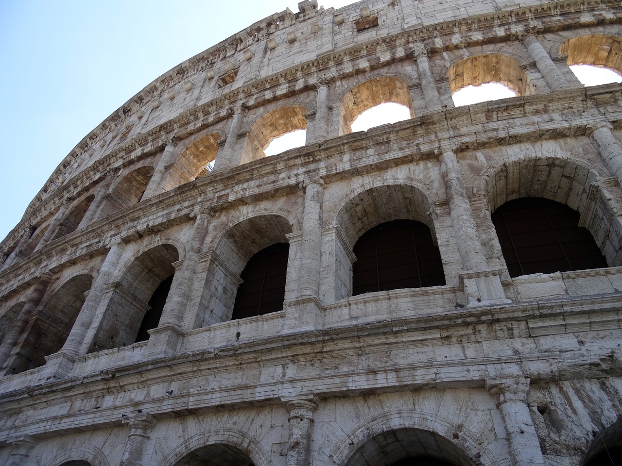 rome coliseum italy free photo