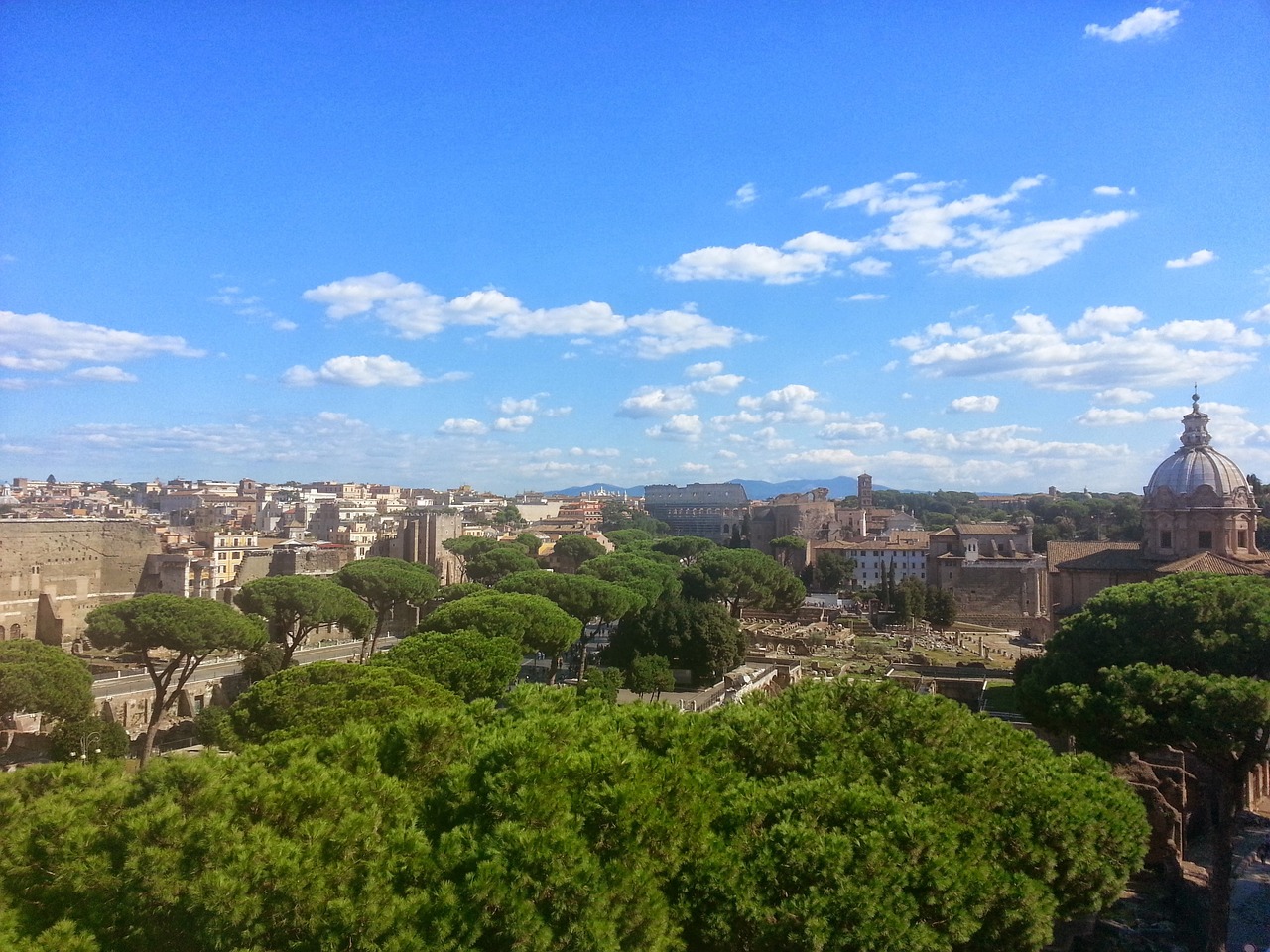 rome italy september in rome free photo