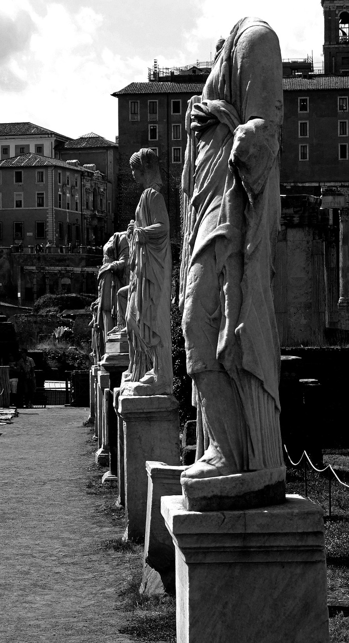 rome sculpture statue free photo