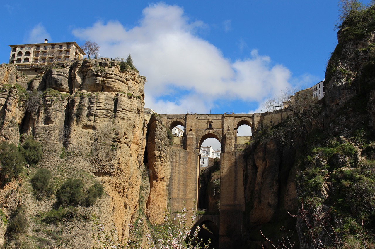 ronda spain gorge free photo