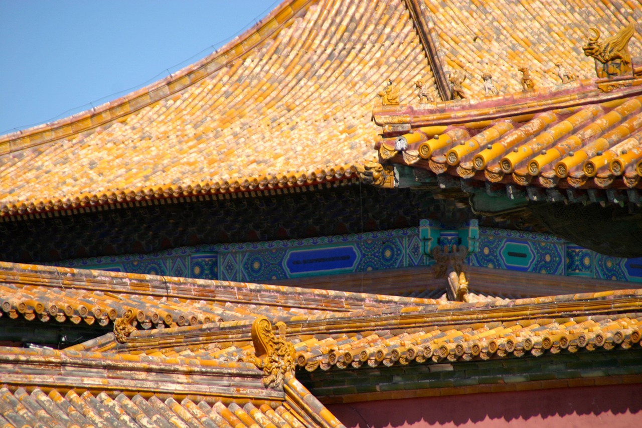 roof china dragon free photo