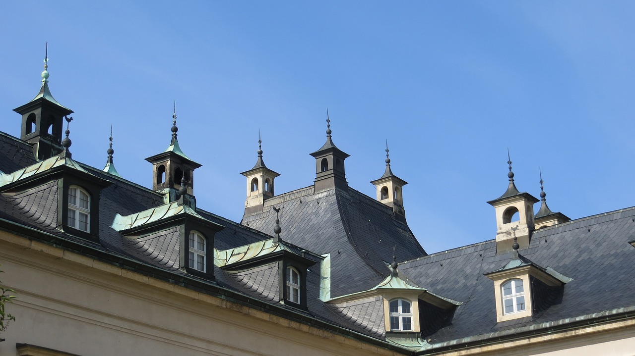 roof gable towers free photo
