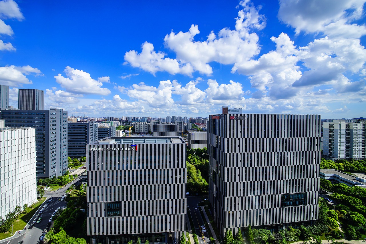 roof white cloud blue sky free photo