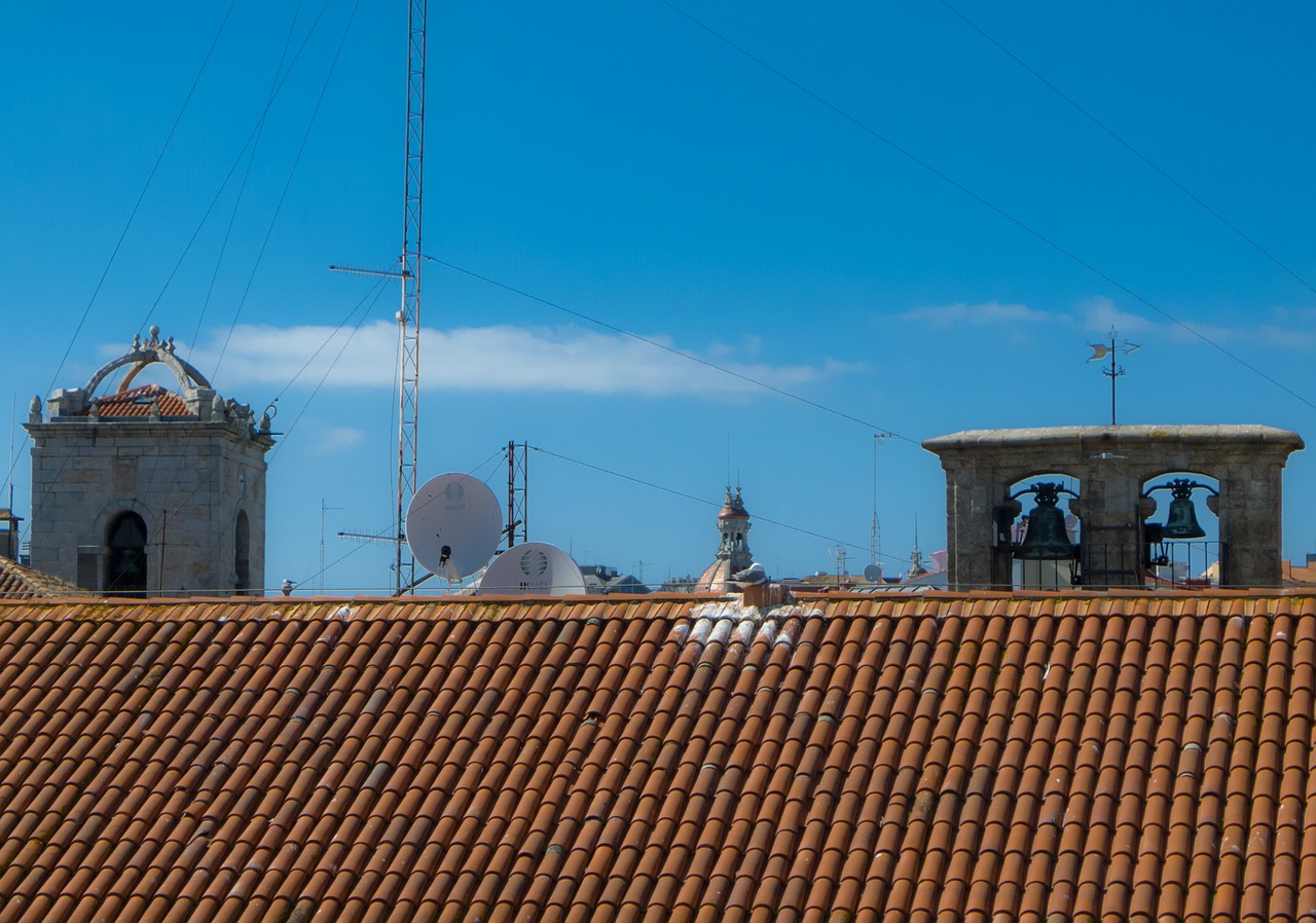 roof tile antenna free photo