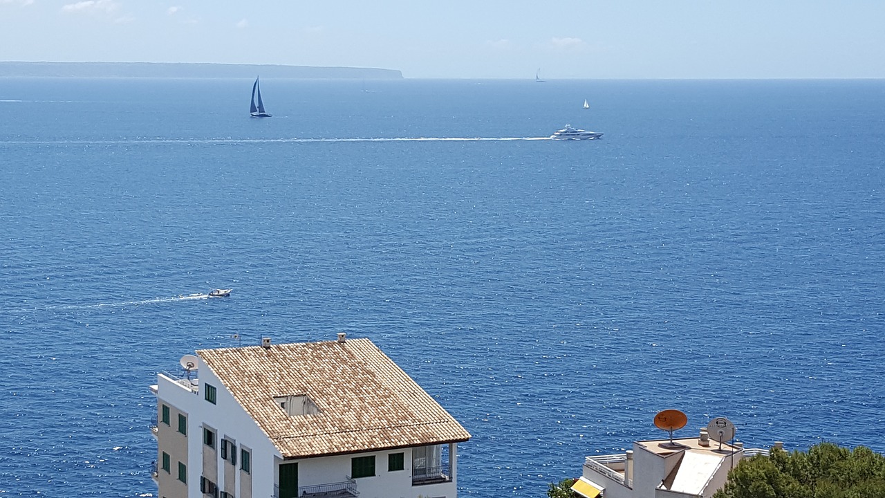 roof sea yacht free photo