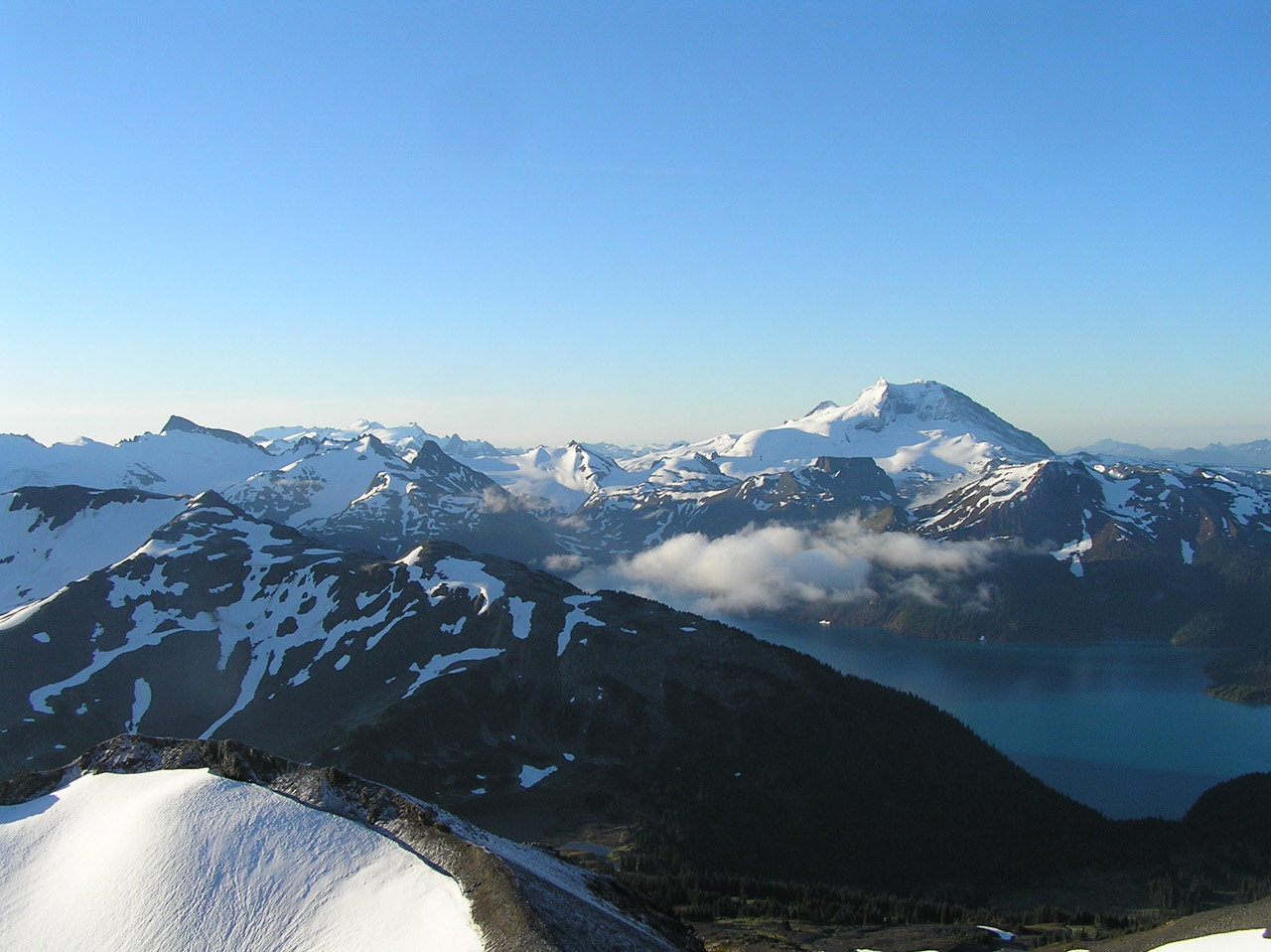 mountain snow alpine free photo