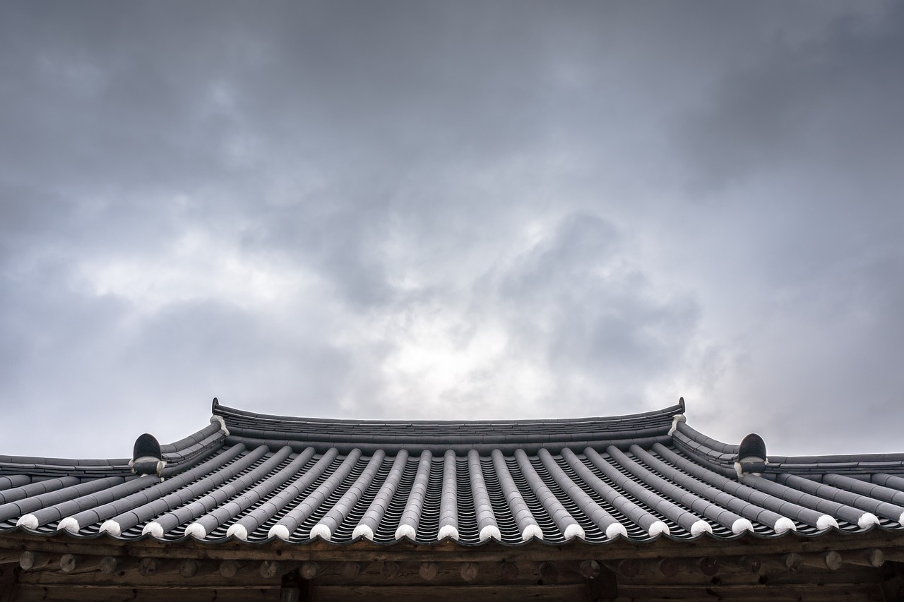 roof tile roof republic of korea free photo