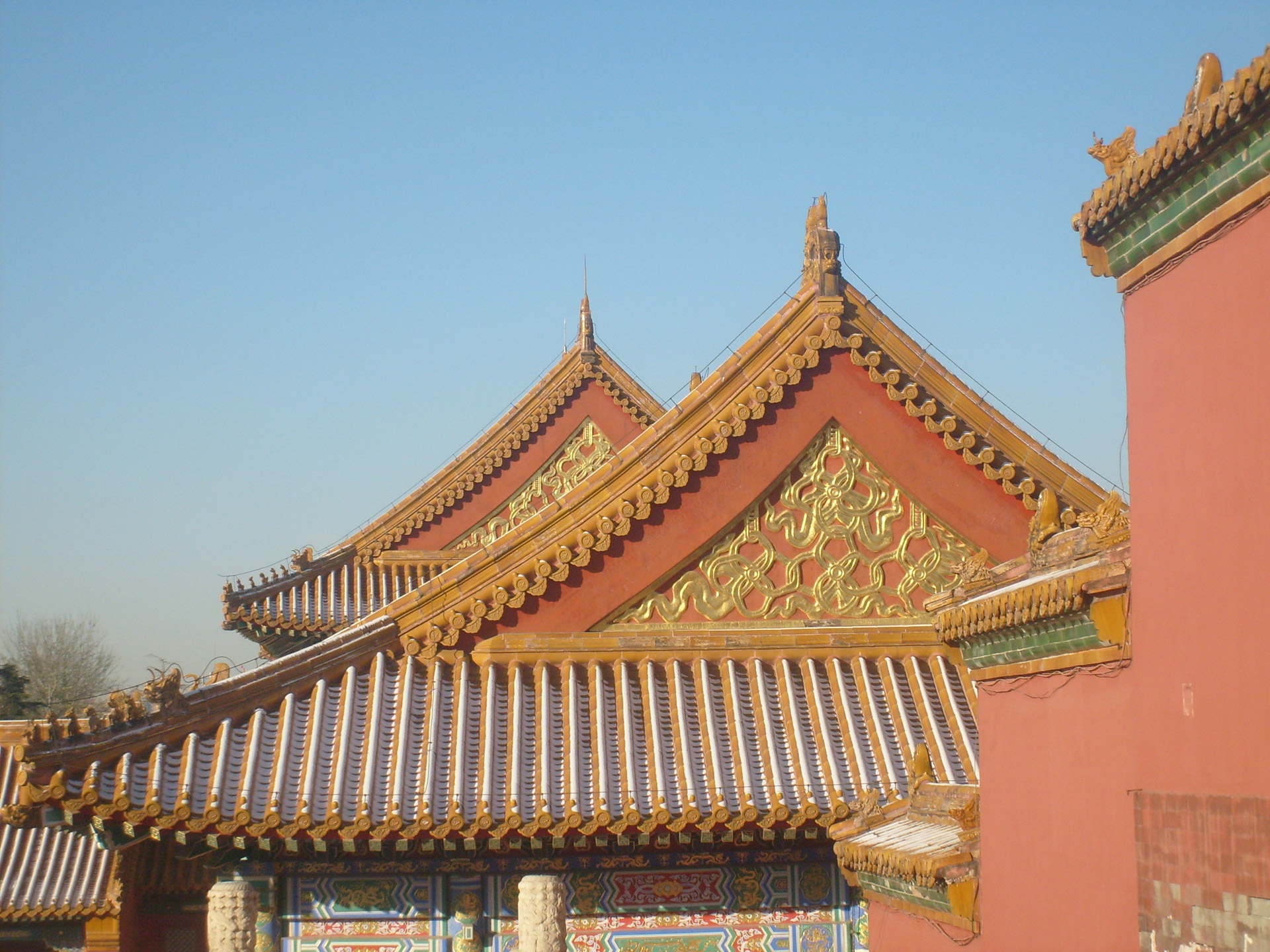 roof architecture chinese free photo