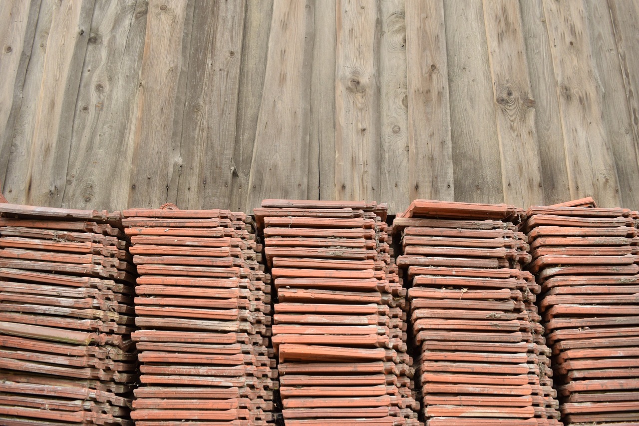 roofing tile red free photo