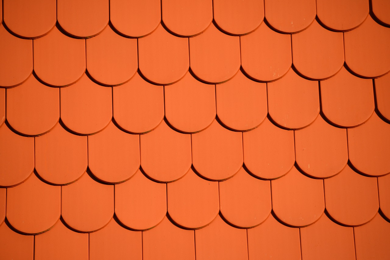 roofing tile red free photo