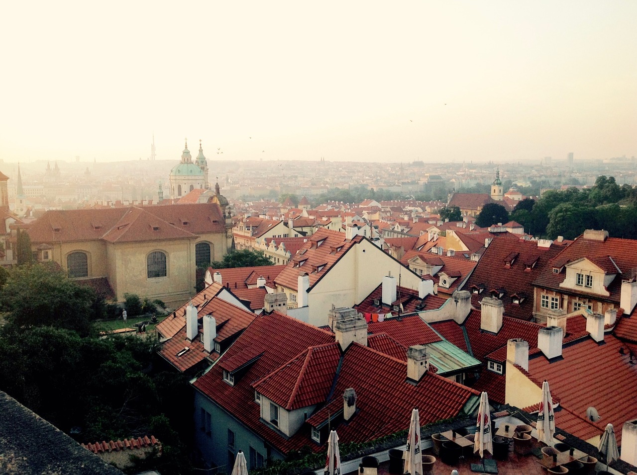 roofs houses town free photo