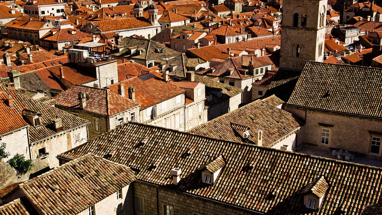 roofs orange roofs brown roofs free photo