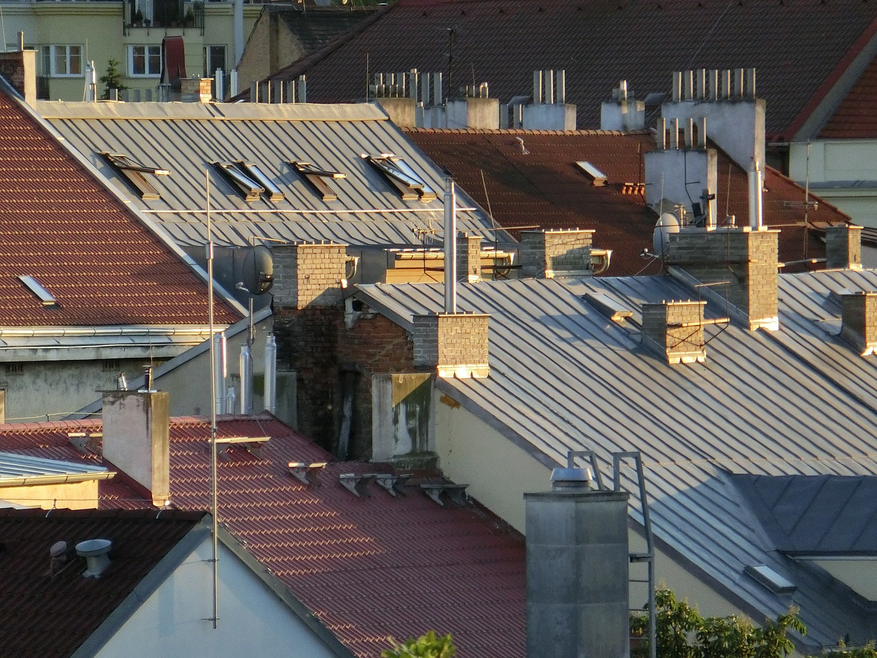 roofs roof antennas free photo