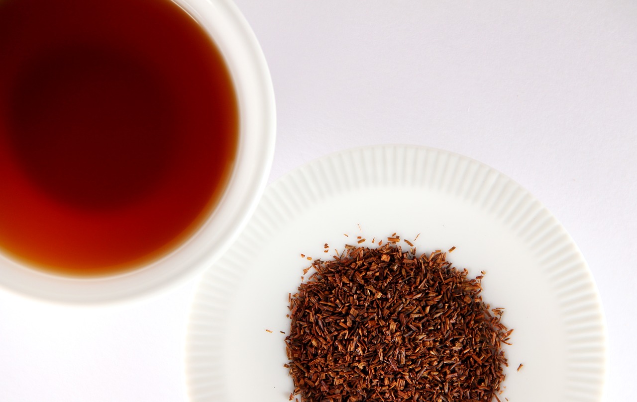 rooibos tea dry tea leaves free photo