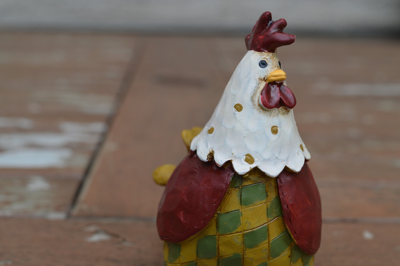 rooster ornament chicken free photo