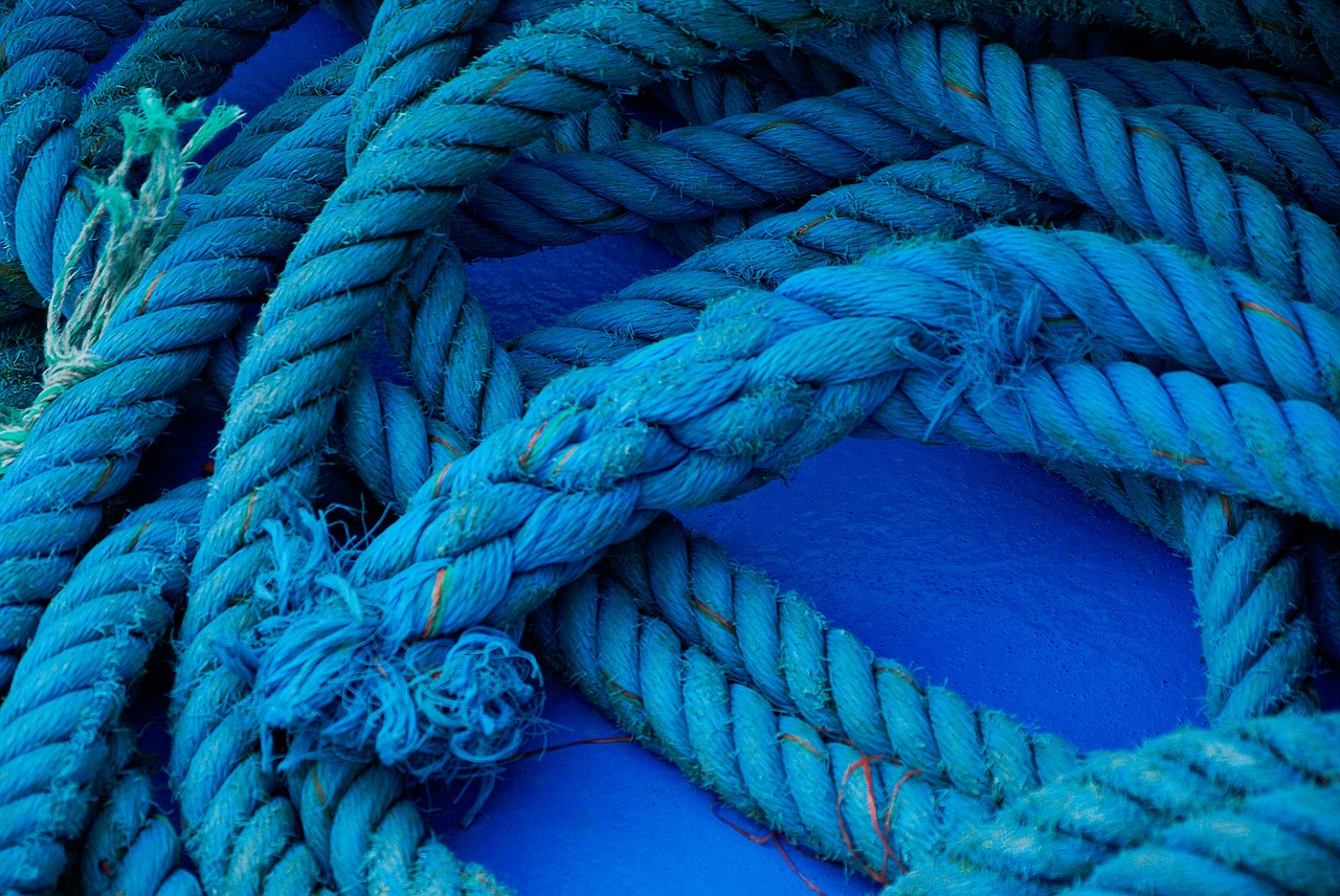 rope boat fishing free photo