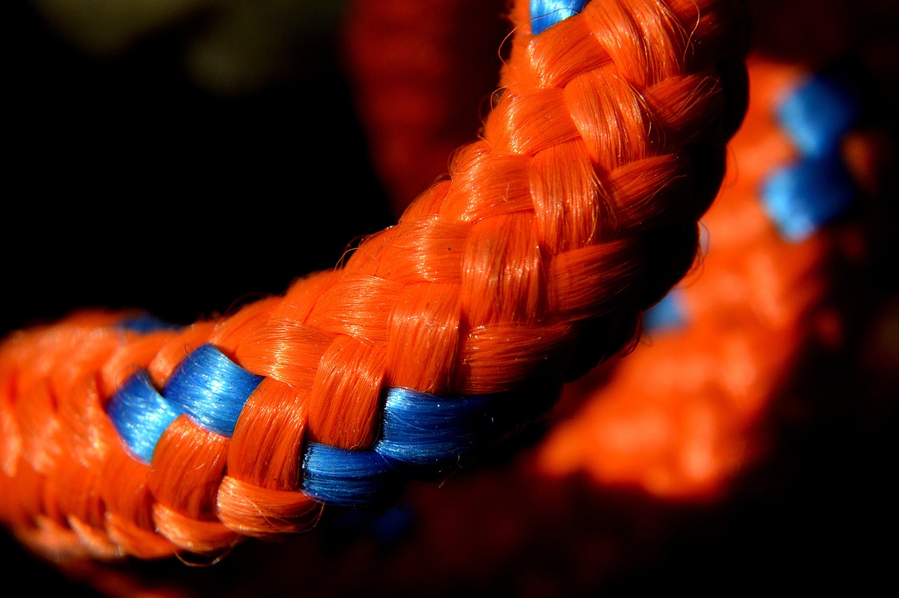 rope string orange free photo