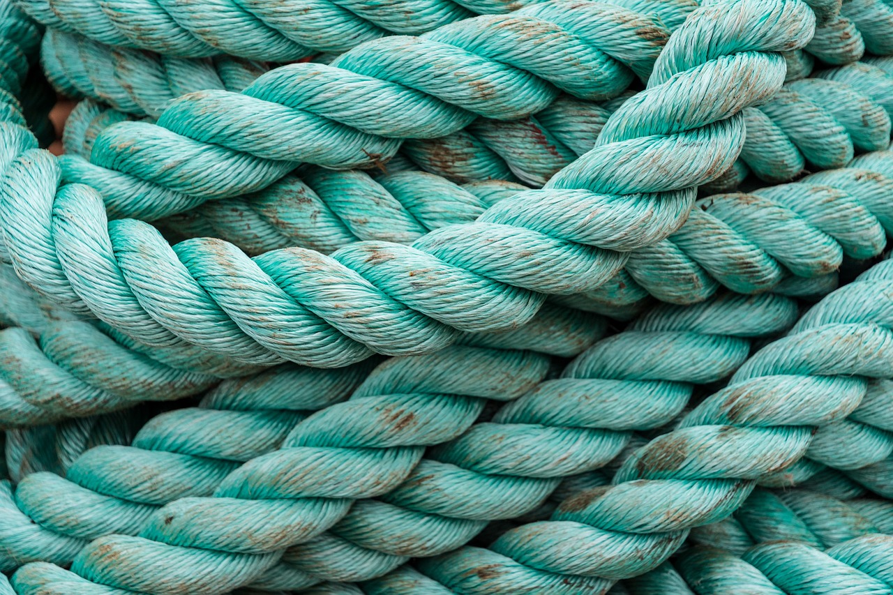 rope green synthetic free photo