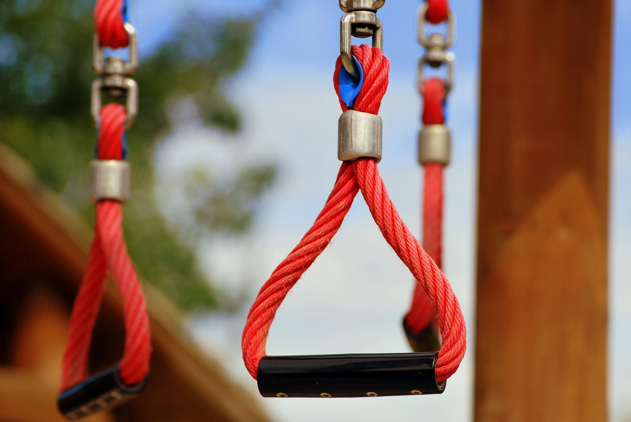 rope playground hang free photo