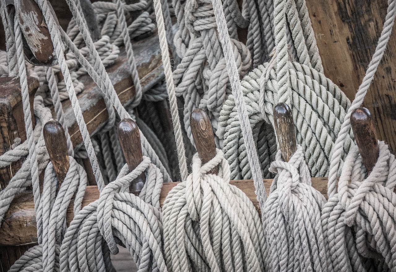 rope fasteners nautical free photo