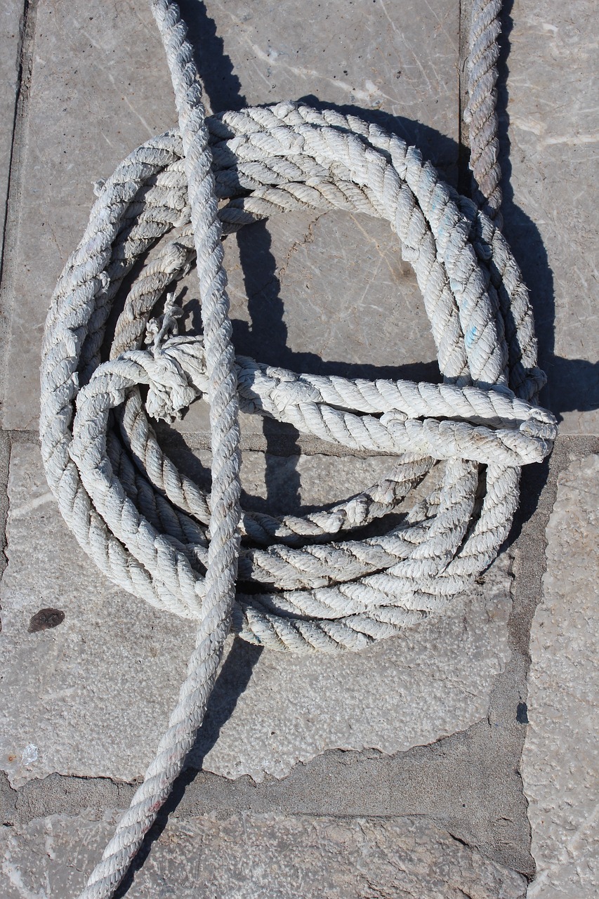 rope knot nautical free photo