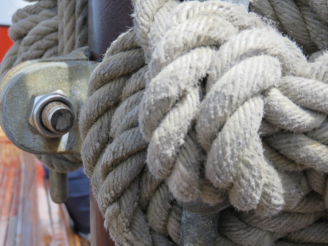 rope knot ship free photo