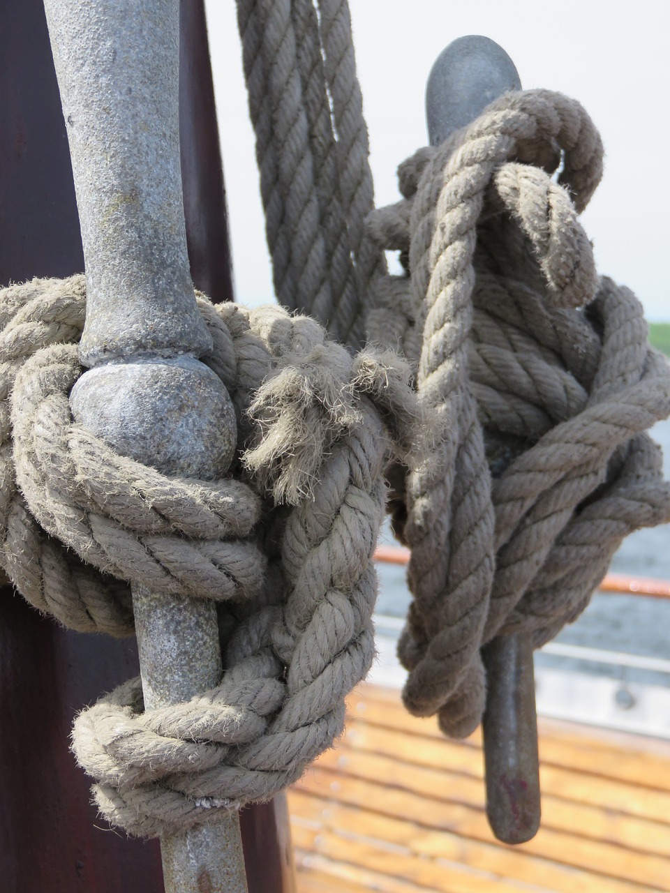 rope knot ship free photo