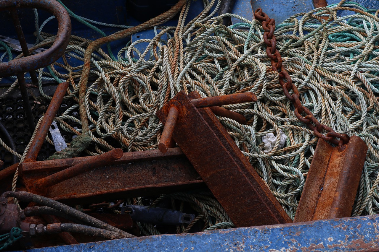 rope stainless rusted free photo